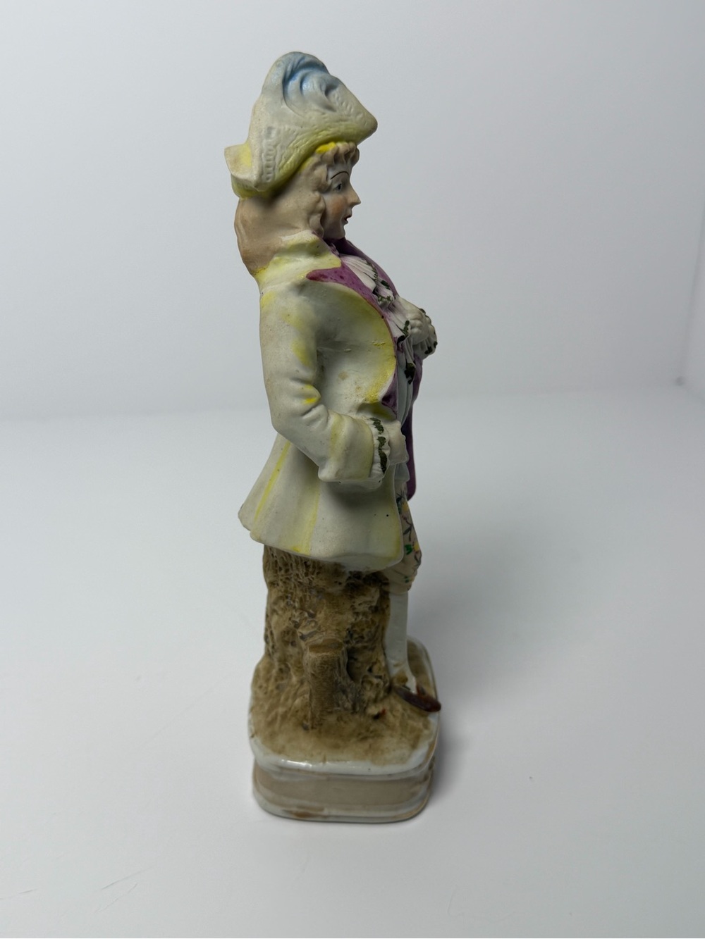 Vintage Hand-Painted Bisque Victorian Couple Figurines Manufactured in Japan 8” - Picture 8 of 10
